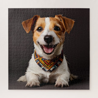 Quebra-cabeça Jack Russell Terrier Realism Art Retrait