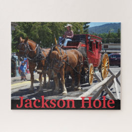 Quebra-cabeça Jackson Hole Wyoming Stagecoach