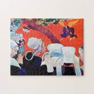 Quebra-cabeça Jacob Luta com o Anjo, Gauguin