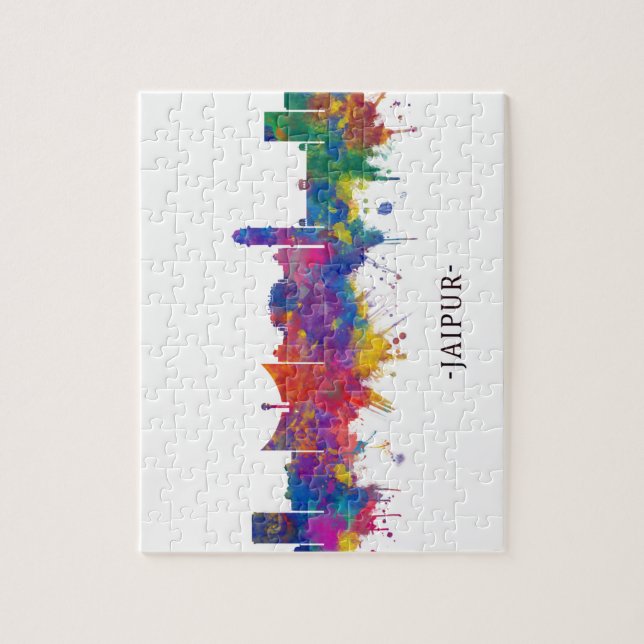 Quebra-cabeça Jaipur Rajasthan Skyline (Vertical)