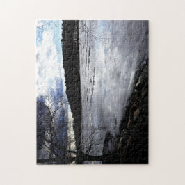 Quebra-cabeça Jamaica Pond congelado, Jamaica Plains