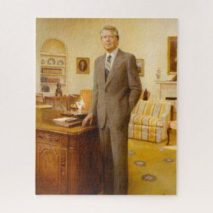 Quebra-cabeça James Carter White House Retrato Presidencial