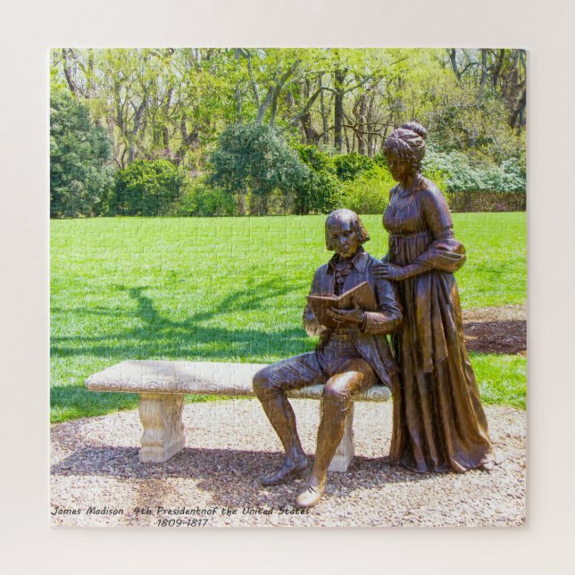 Quebra-cabeça James Madison 4º Presidente da América. (Vertical)