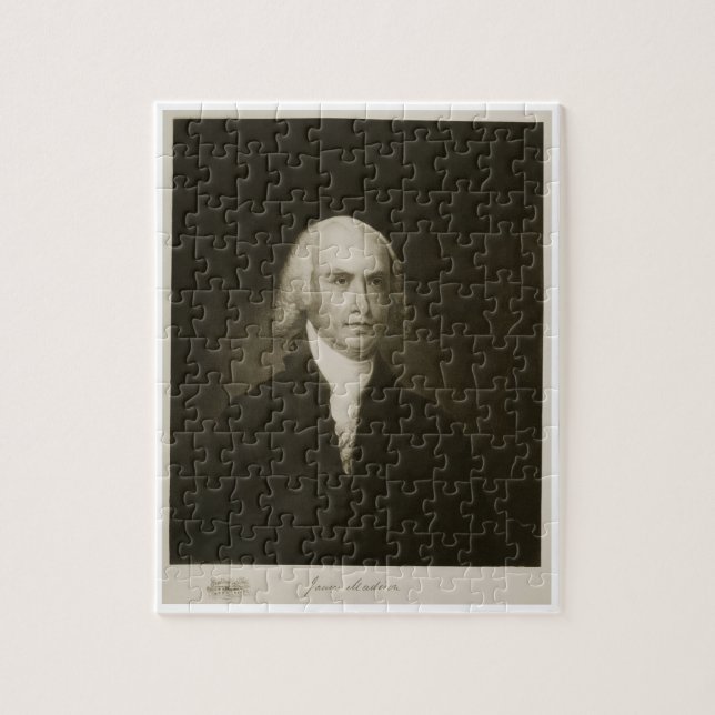 Quebra-cabeça James Madison, 4o Presidente dos Estados Unidos (Vertical)