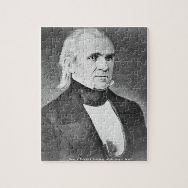 Quebra-cabeça James Polk 11º Presidente da América. (Vertical)