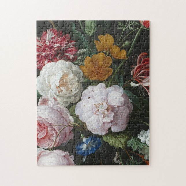 Quebra-cabeça Jan Davidsz De Heem - Vida Estática Com Flores (Vertical)