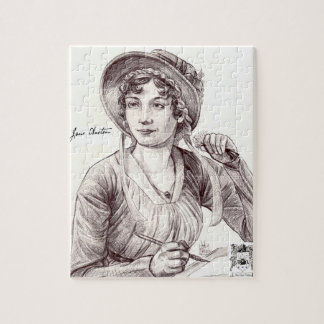 Quebra-cabeça Jane Austen com um sorriso 8x10