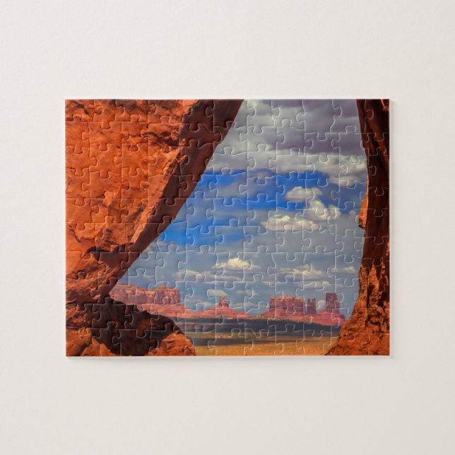 Quebra-cabeça Janela de rocha para o Monument Valley, AZ (Horizontal)