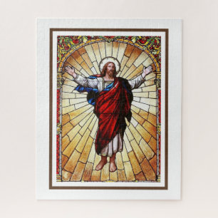 Quebra-cabeça Janela de Vidro cristo