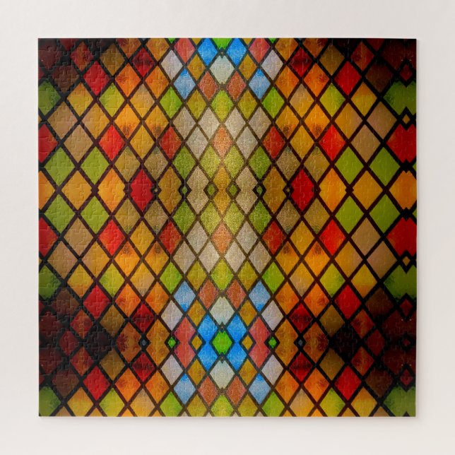 Quebra-cabeça Janela de vidro de suspensão majestosa (Vertical)