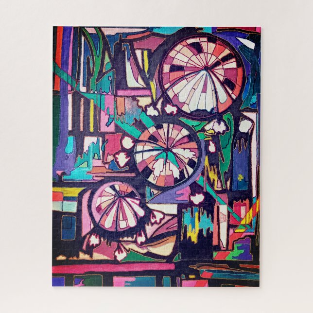 Quebra-cabeça Janelas circulares (Vertical)