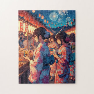 Quebra-cabeça Japanese Summer Festival – Fireworks Puzzle