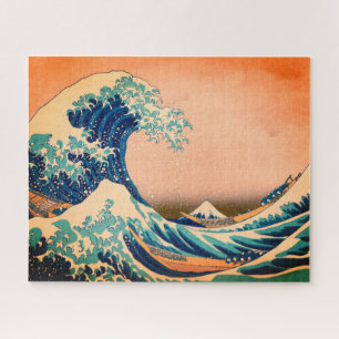 Quebra-cabeça Japão - Arte Japonesa (Onda de Excelente em Kanag