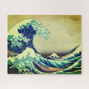 Quebra-cabeça Japão - Arte Japonesa (Onda de Excelente em Kanag