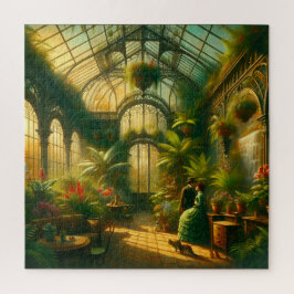 Quebra-cabeça Jardim Conservatório de Amantes da Estufa Vitorian