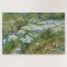 Jardim d'água (por Childe Hassam)