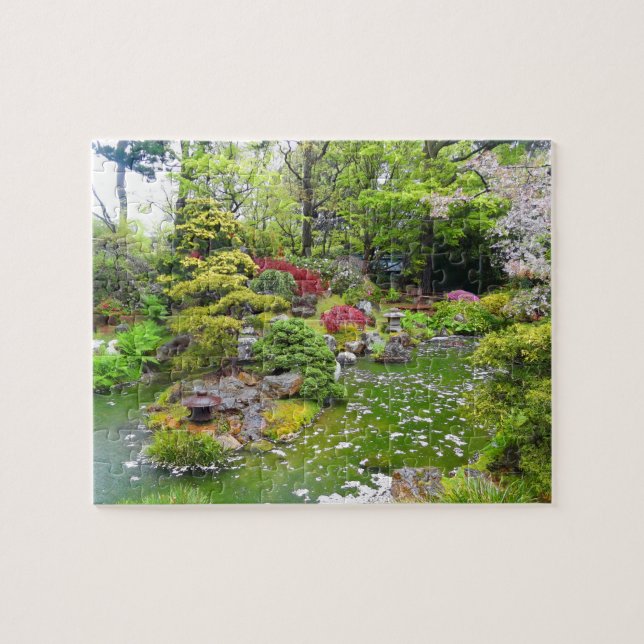 Quebra-cabeça Jardim de chá japonês de São Francisco #11 Quebra- (Horizontal)