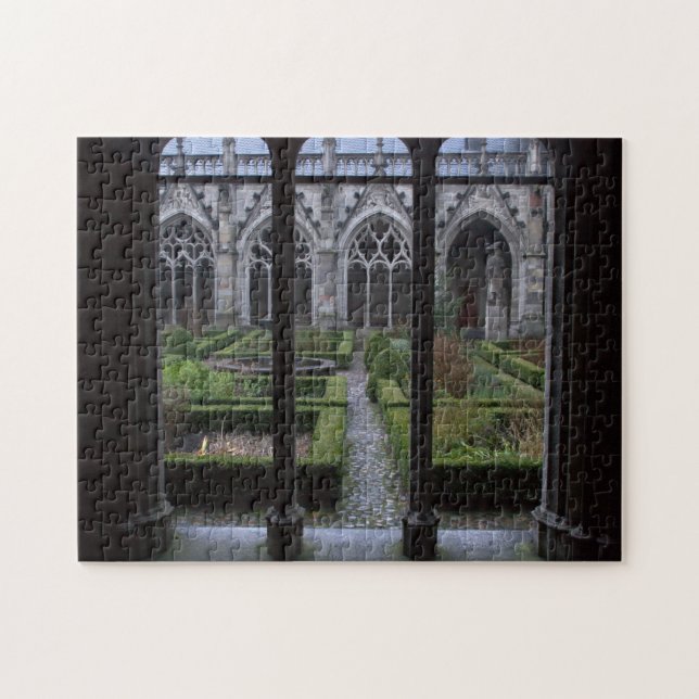 Quebra-cabeça Jardim de erva, igreja dos DOM, Utrecht (Horizontal)
