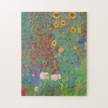 Quebra-cabeça Jardim de Fazenda de Gustav Klimt com girassóis<br><div class="desc">Jardim de Fazenda de Gustav Klimt com quebra-cabeça de serra de Sol.</div>
