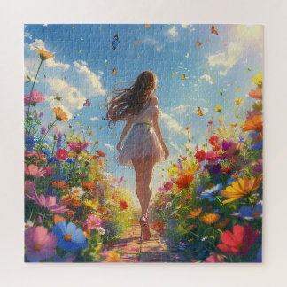 Quebra-cabeça Jardim de Flores
