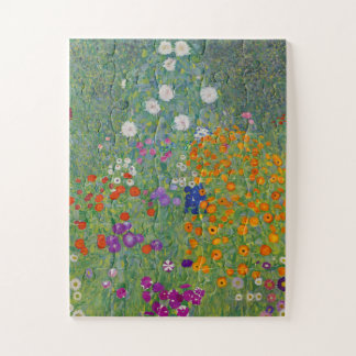 Quebra-cabeça Jardim de Flores por Gustav Klimt