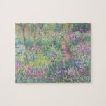 Quebra-cabeça Jardim de Giverny por Claude Monet<br><div class="desc">Claude Monet - Jardim em Giverny. Linda pintura impressionista de um jardim em Giverny por Claude Monet.</div>