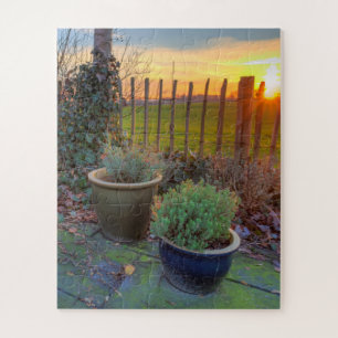 Quebra-cabeça Jardim de inverno em Sunset