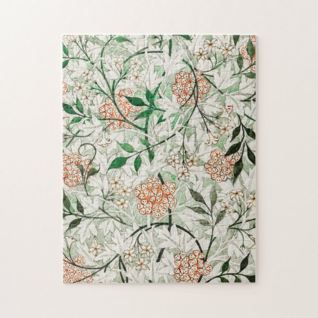 Quebra-cabeça Jardim de Jasmim Flor Clássica William Morris (Vertical)