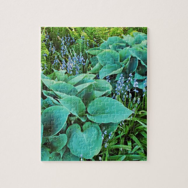 Quebra-cabeça Jardim de plantas com enxerto verde (Vertical)