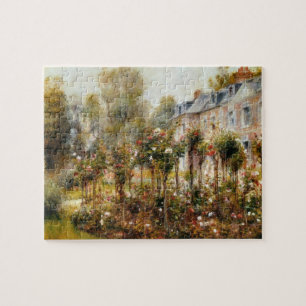 Quebra-cabeça Jardim de rosas Wargemont por Renoir