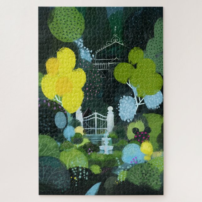 Quebra-cabeça Jardim de Verão (Vertical)