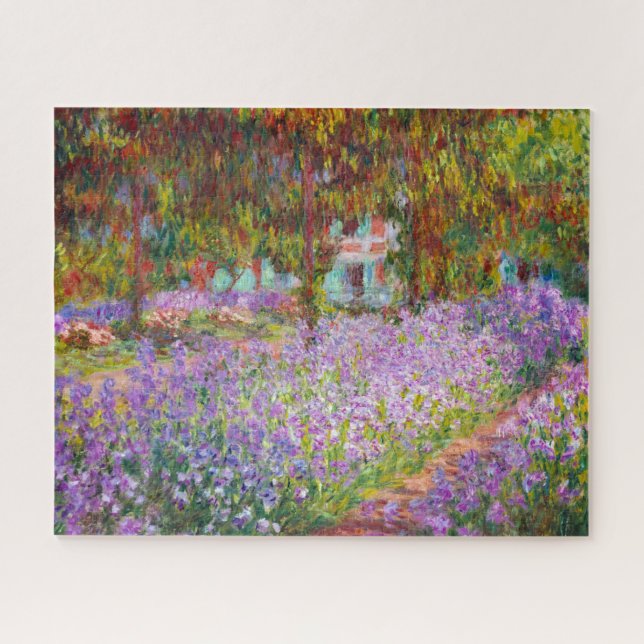 Quebra-cabeça Jardim do Artista em Giverny por Claude Monet (Horizontal)