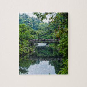 Quebra-cabeça Jardim e Ponte Coreanos