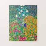 Quebra-cabeça Jardim Flor, Gustav Klimt<br><div class="desc">Gustav Klimt (14 de julho de 1862 - 6 de fevereiro de 1918) era um pintor simbólico austríaco e um dos membros mais destacados do movimento Viena Secessão. Klimt é notado por suas pinturas, murais, esboços, e outros objetos de arte. Além de suas obras figurativas, que incluem alegorias e retratos,...</div>