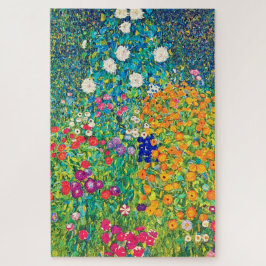 Quebra-cabeça Jardim Flor, Gustav Klimt