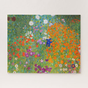 Quebra-cabeça Jardim Flor por Gustav Klimt