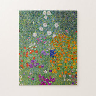 Quebra-cabeça Jardim Flor por Gustav Klimt