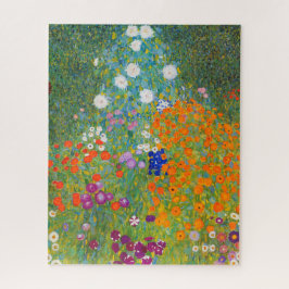 Quebra-cabeça Jardim Flor por Gustav Klimt