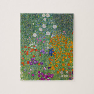 Quebra-cabeça Jardim Flor por Gustav Klimt