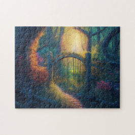 Quebra-cabeça Jardim Florestal Encantado | Arte Digital