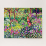 Quebra-cabeça Jardim Íris em Giverny por Claude Monet<br><div class="desc">Visite minha loja para obter um design mais interessante e mais opções de cores => zazzle.com/iwheels*</div>