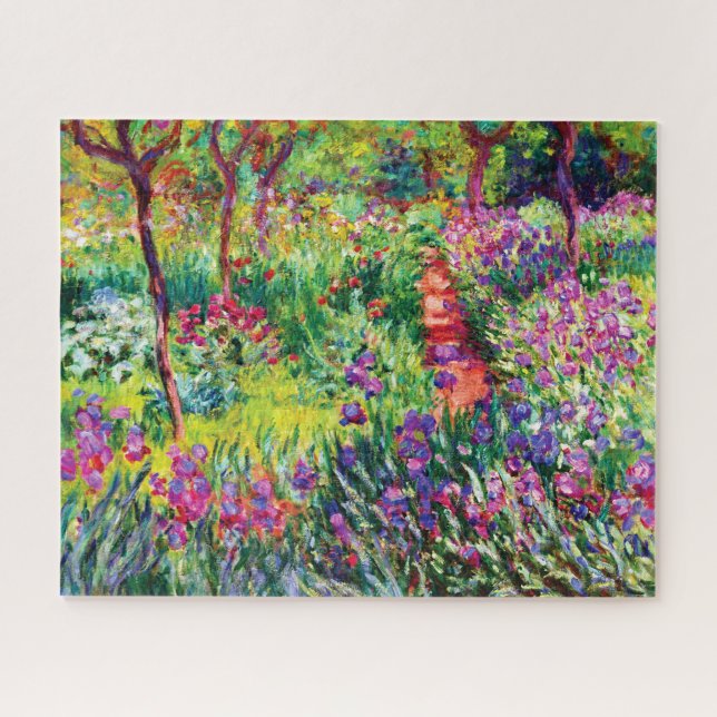 Quebra-cabeça Jardim Íris em Giverny por Claude Monet (Horizontal)