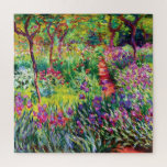 Quebra-cabeça Jardim Íris em Giverny por Claude Monet<br><div class="desc">Visite minha loja para obter um design mais interessante e mais opções de cores => zazzle.com/iwheels*</div>