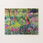 Quebra-cabeça Jardim Íris em Giverny por Claude Monet<br><div class="desc">Visite minha loja para obter um design mais interessante e mais opções de cores => zazzle.com/iwheels*</div>