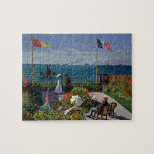 Quebra-cabeça Jardim Monet na Pintura Sainte-Adresse