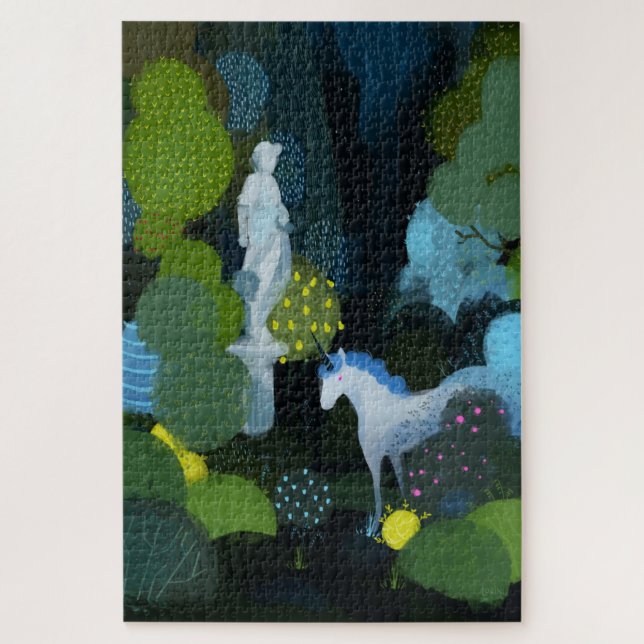 Quebra-cabeça Jardim Unicorn (Vertical)