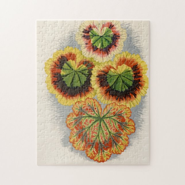 Quebra-cabeça Jardineiro Amarelo Verde Botânico 2022 (Vertical)