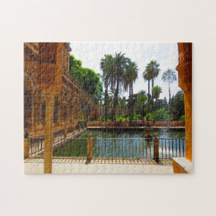 Quebra-cabeça Jardins do Alcazar de Sevilha, espanha