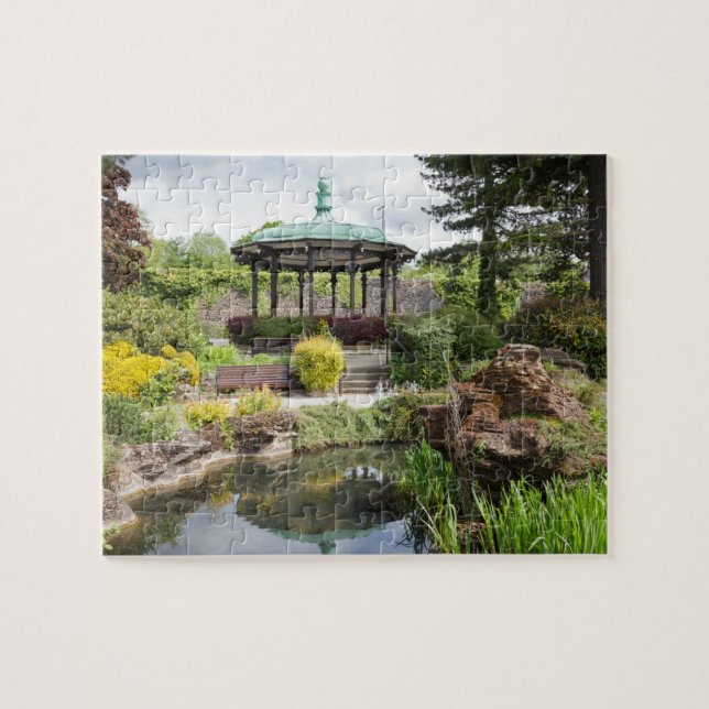 Quebra-cabeça Jardins do rio em Belper, Derbyshire (Horizontal)