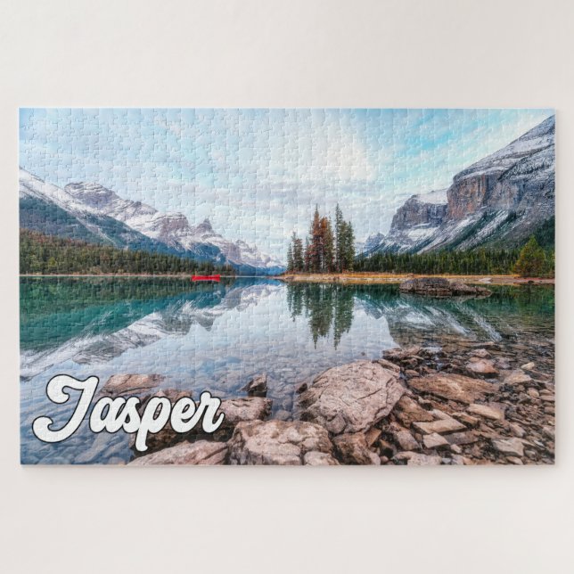 Quebra-cabeça Jasper National Park, Alberta, Canadá (Horizontal)